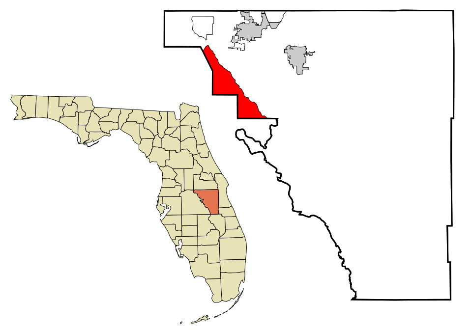 Locator map of Poinciana