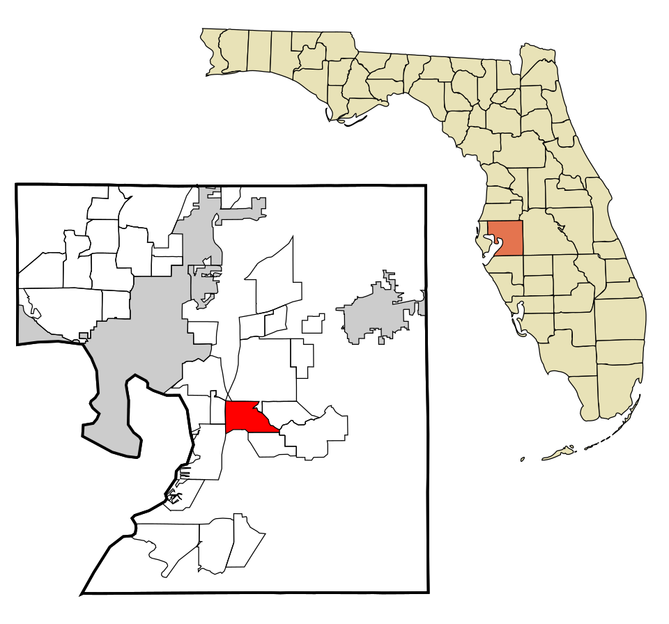 Locator map of Riverview