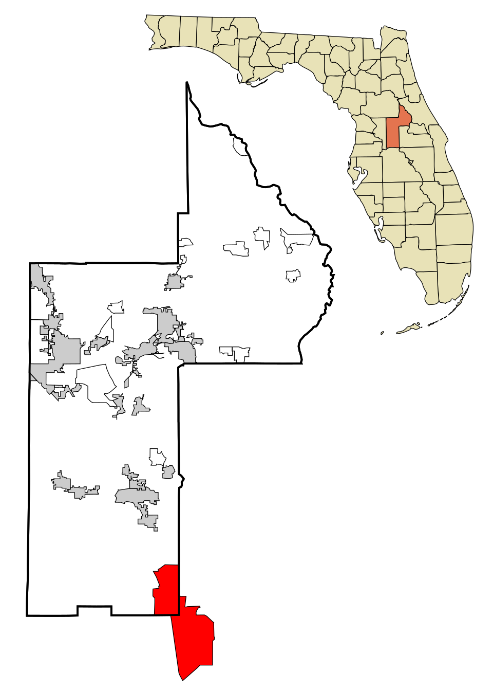Map of Four Corners