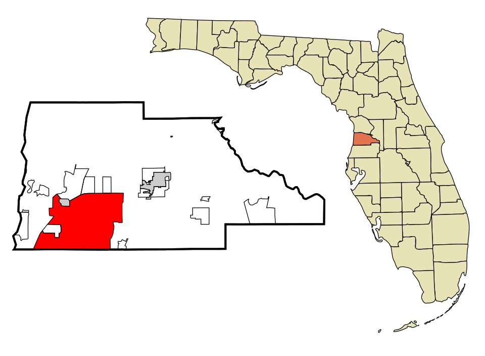 Map of Spring Hill