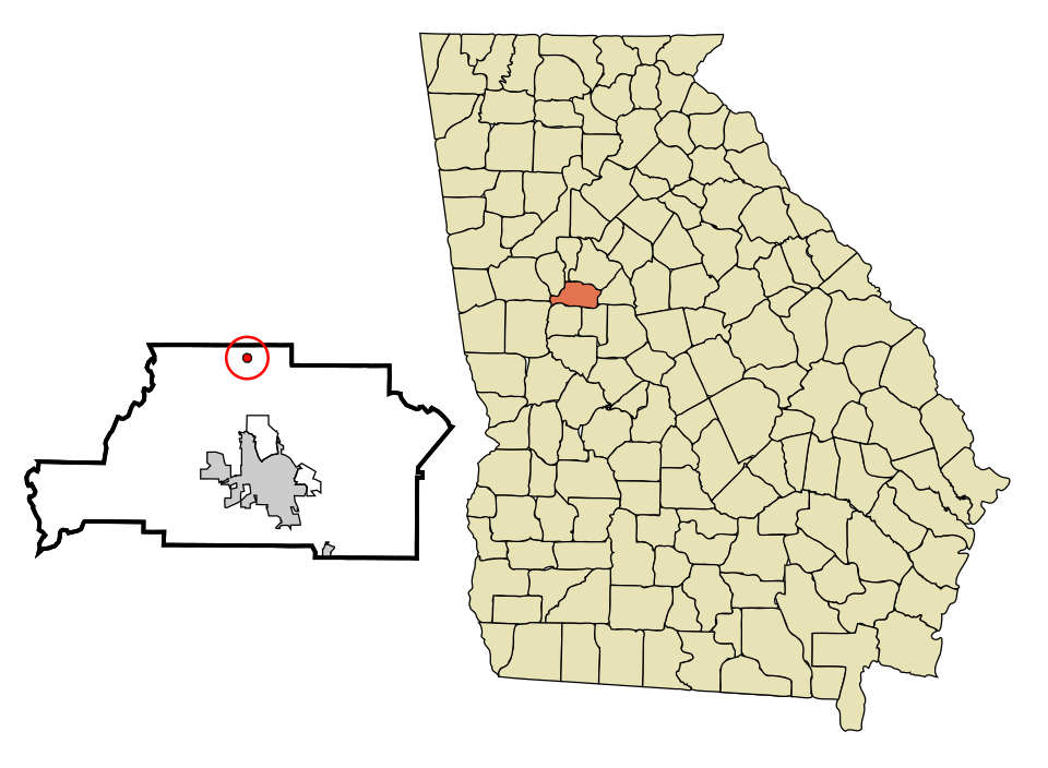Locator map of Sunny Side