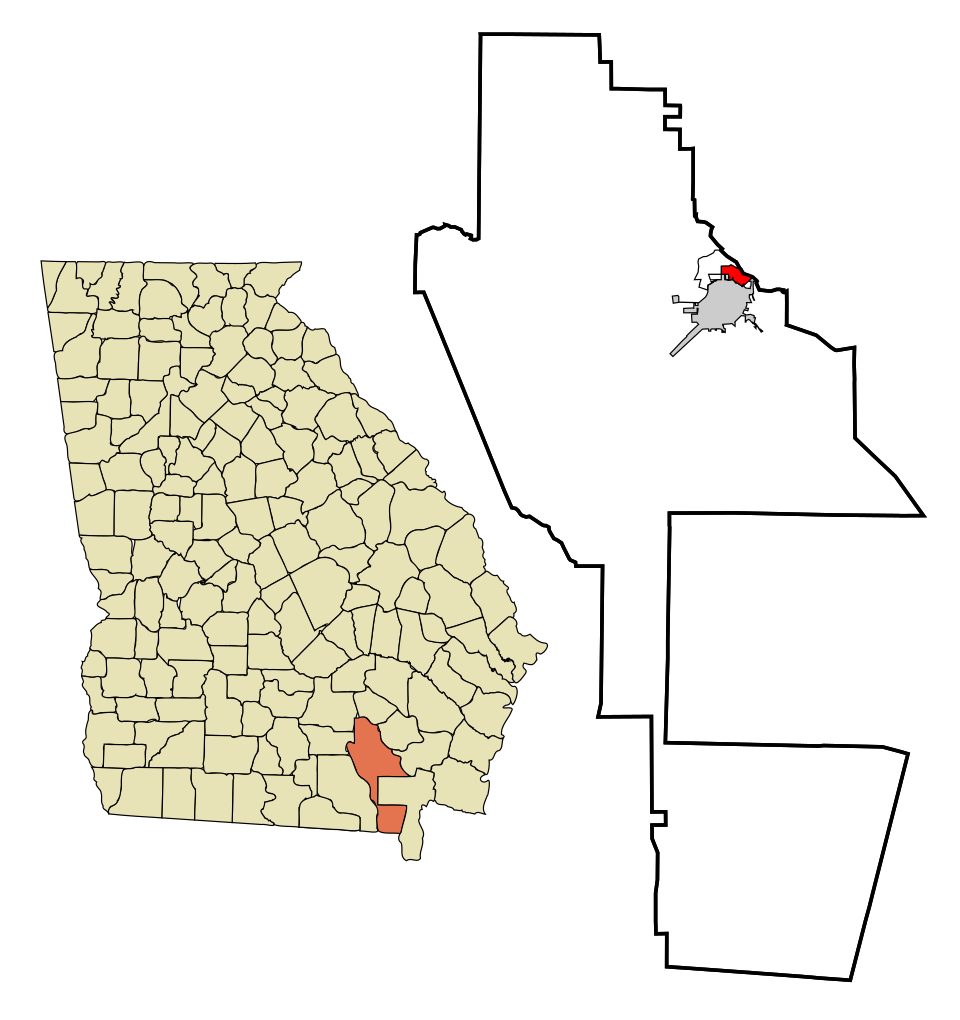Locator map of Sunnyside