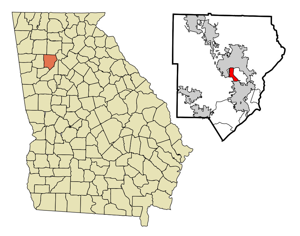 Map of Fair Oaks