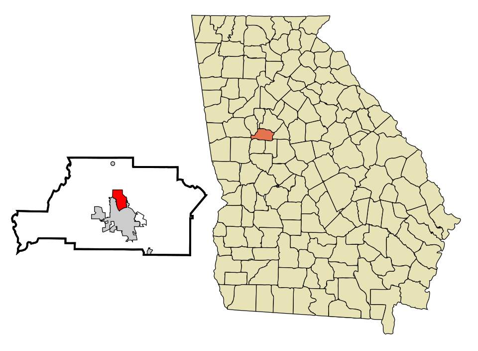 Locator map of Experiment