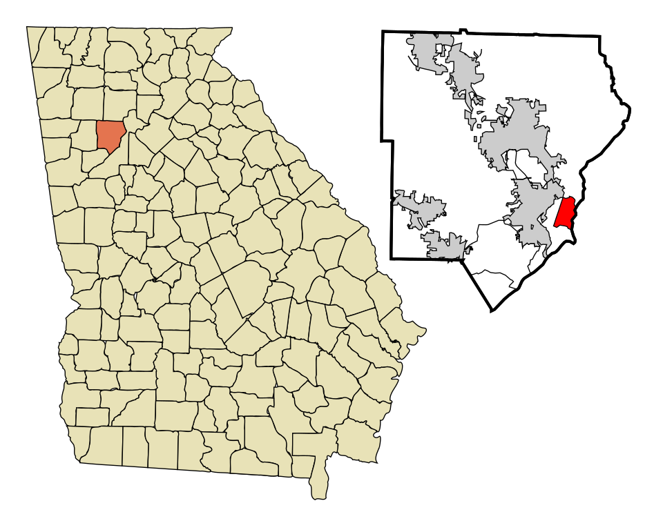 Map of Vinings