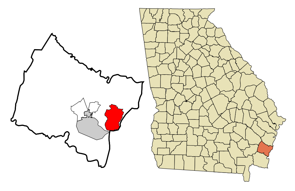Map of St. Simons