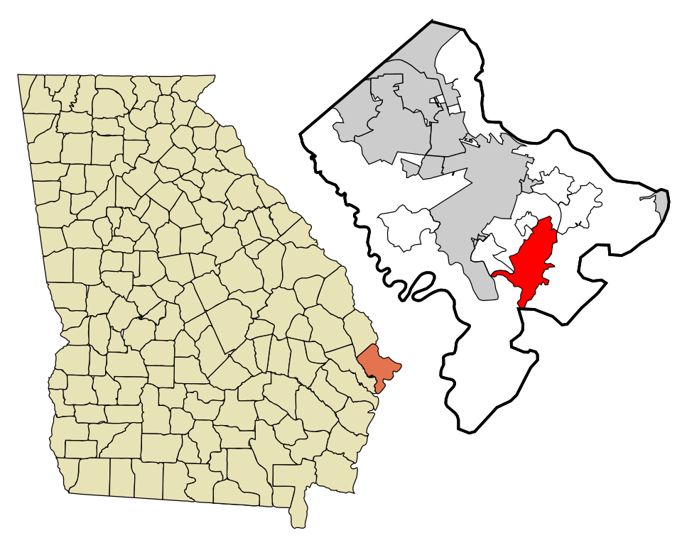 Map of Skidaway Island