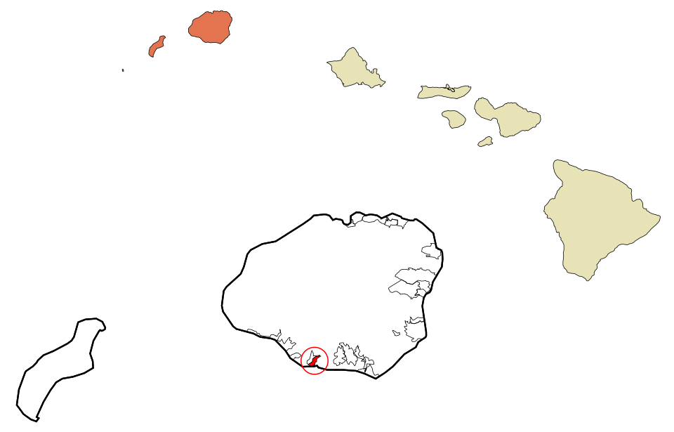 Map of Eleele