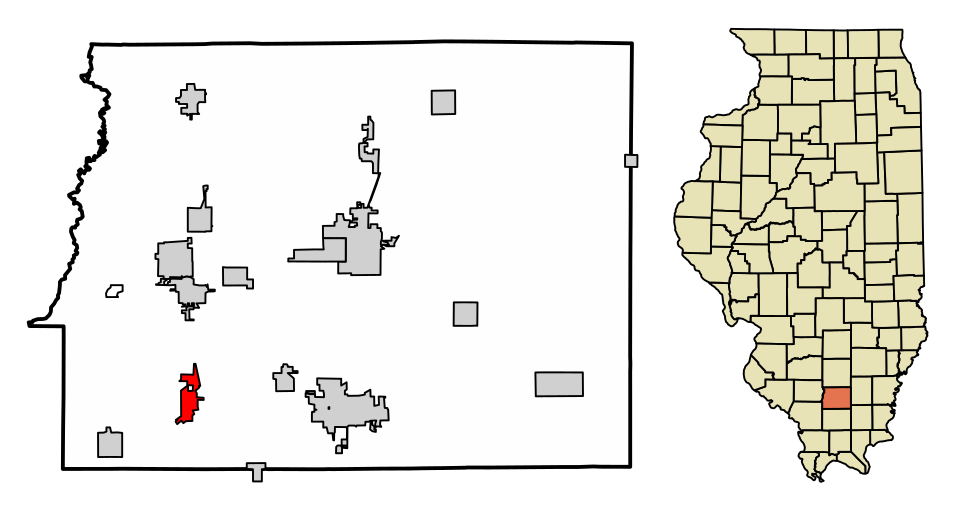 Locator map of Zeigler