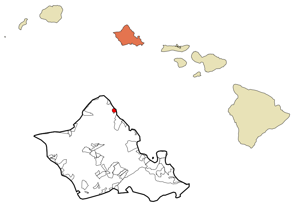 Locator map of Laie