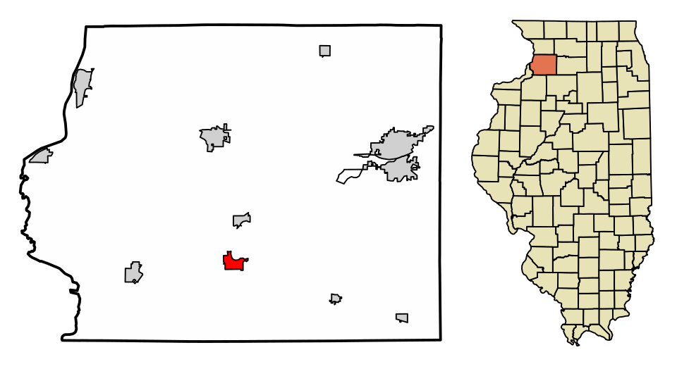 Locator map of Prophetstown