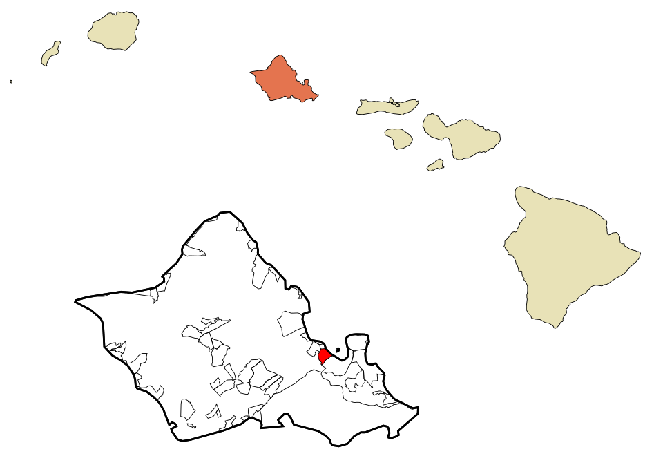 Locator map of Heeia