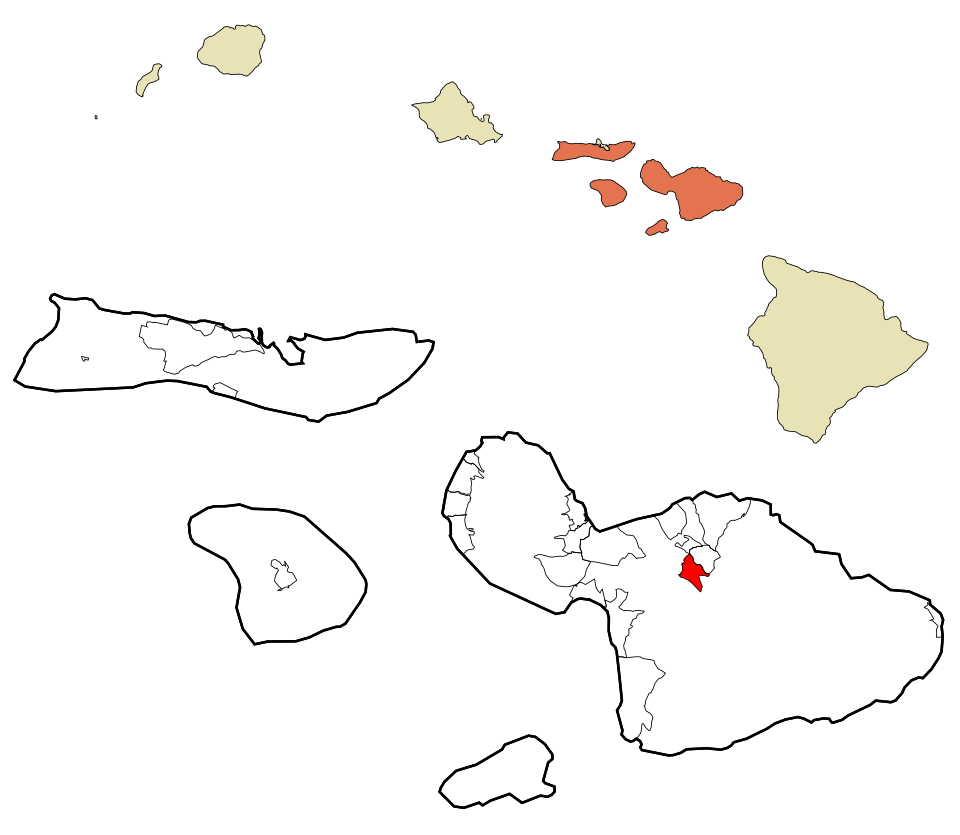 Map of Pukalani