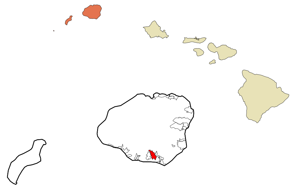 Map of Lawai