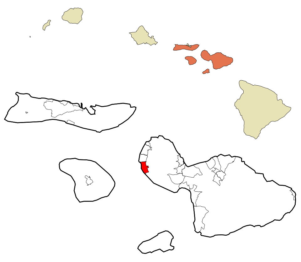 Map of Lahaina