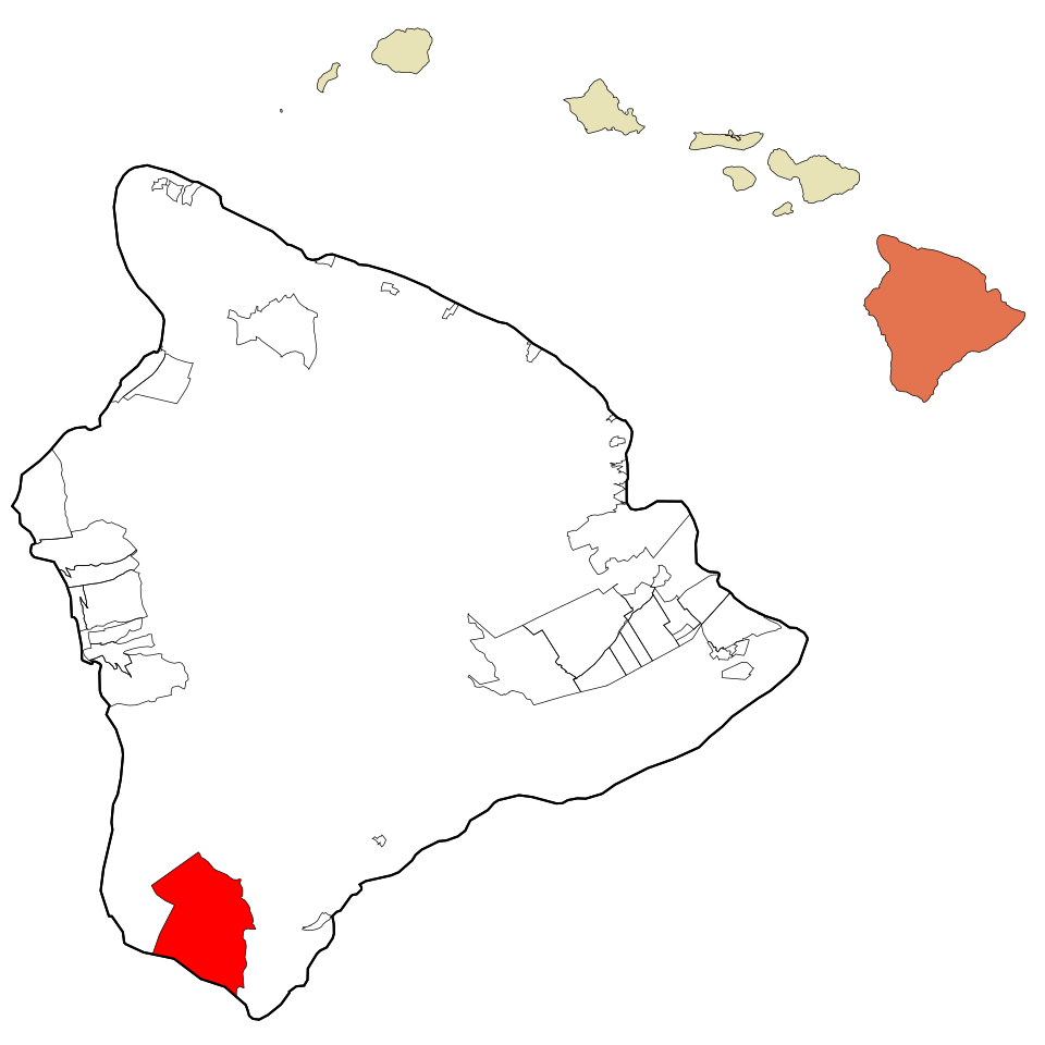 Map of Hawaiian Ocean View
