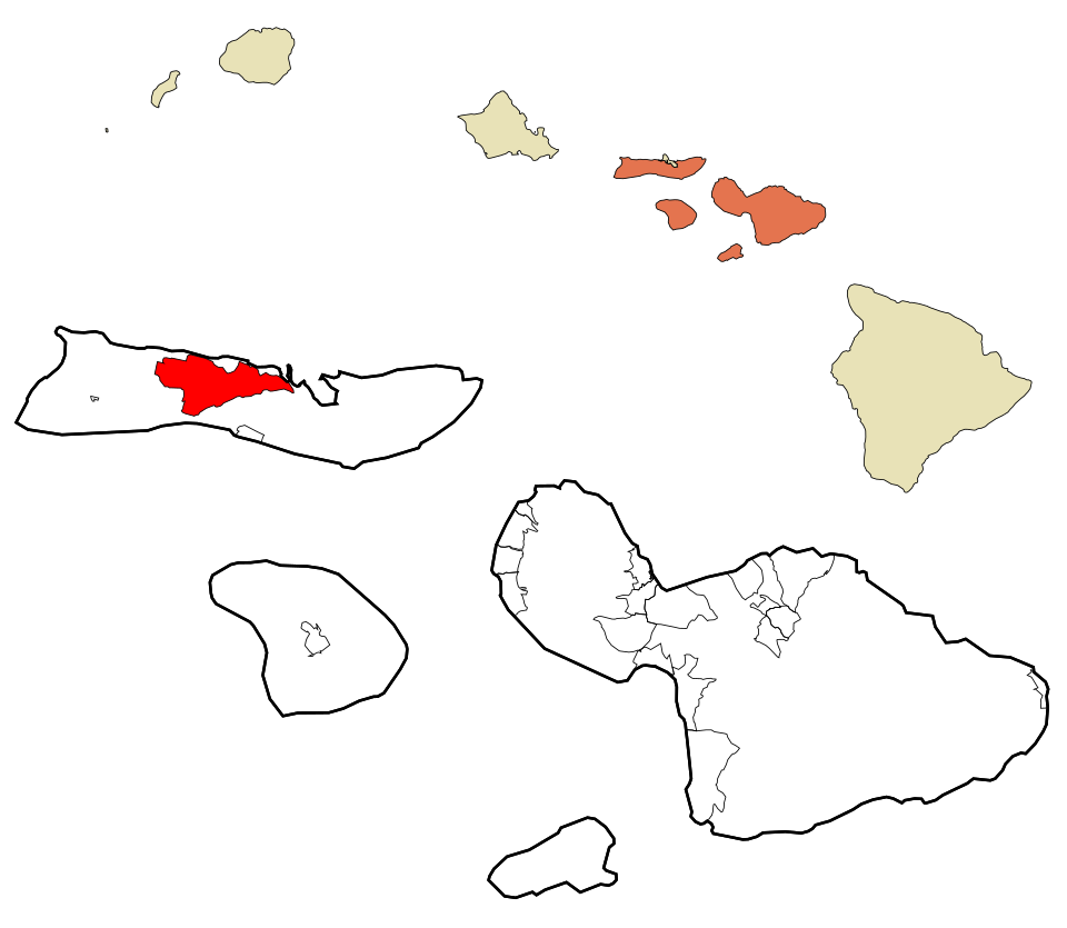 Map of Kualapuu