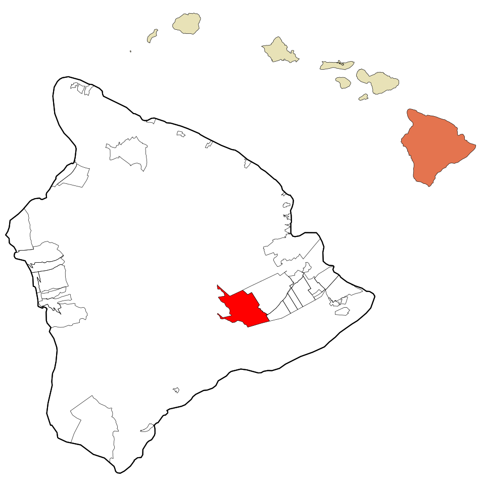 Locator map of Volcano