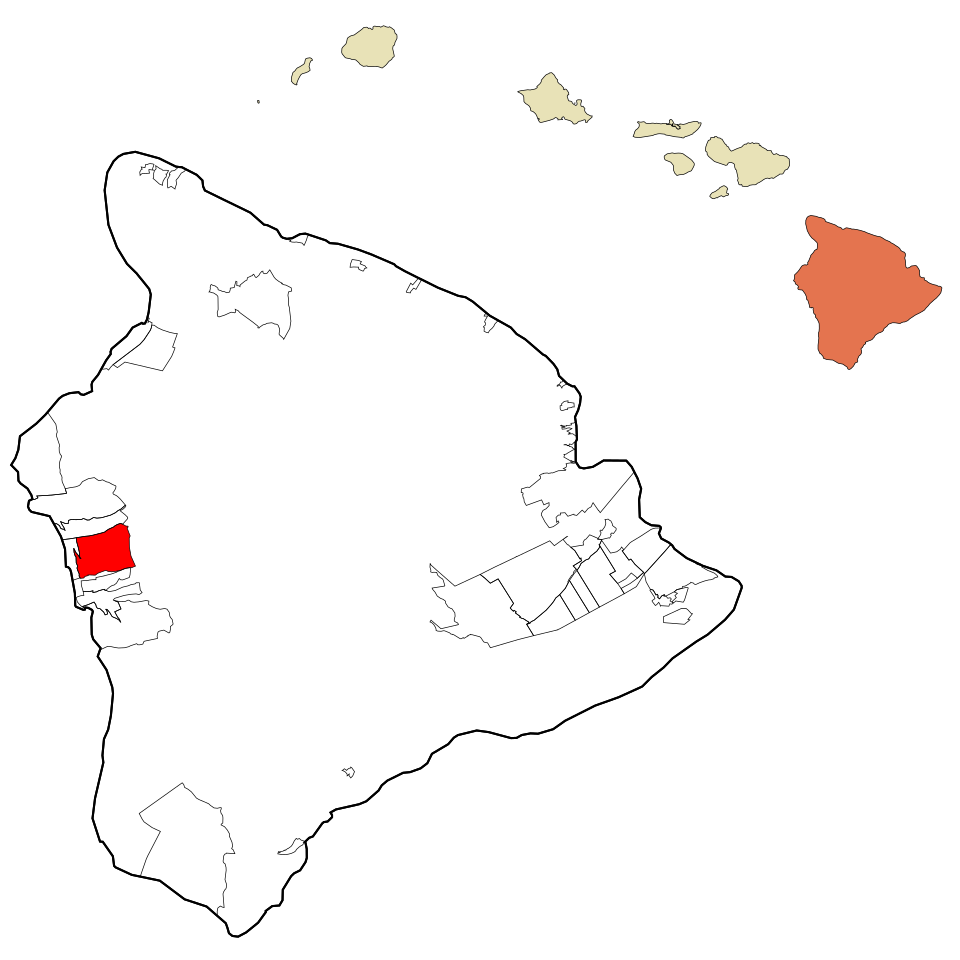 Locator map of Honalo