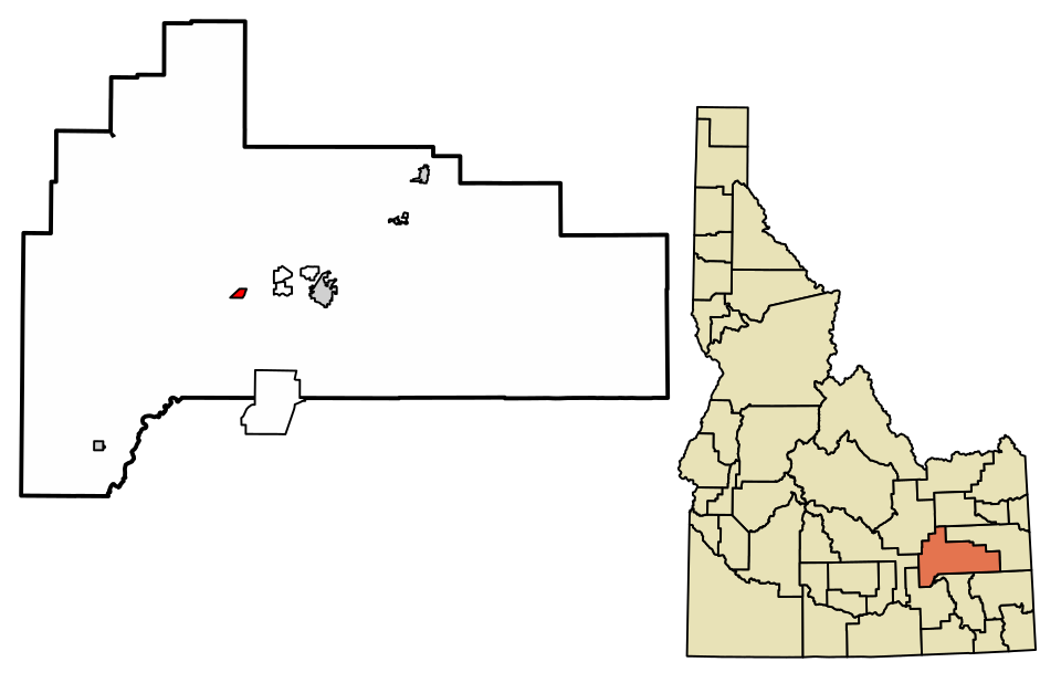 Locator map of Rockford