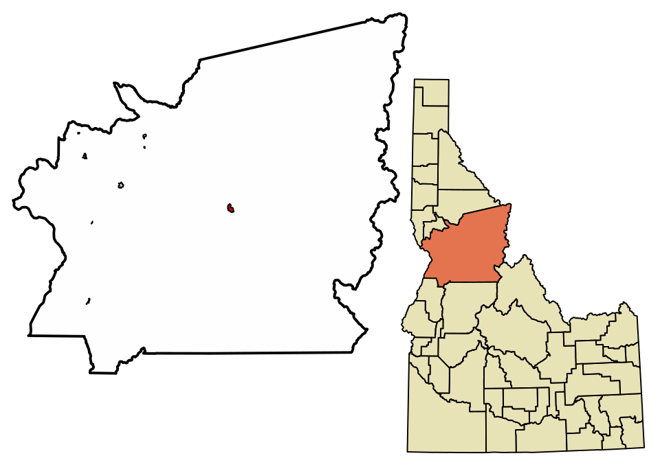 Locator map of Elk