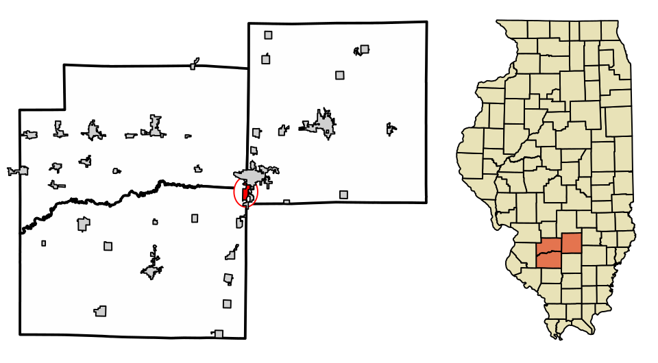 Locator map of Wamac