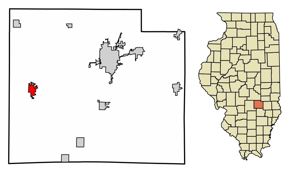 Locator map of Altamont