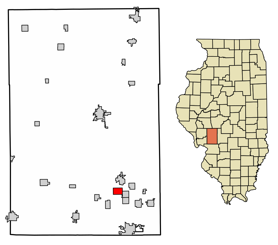 Locator map of Mount Clare