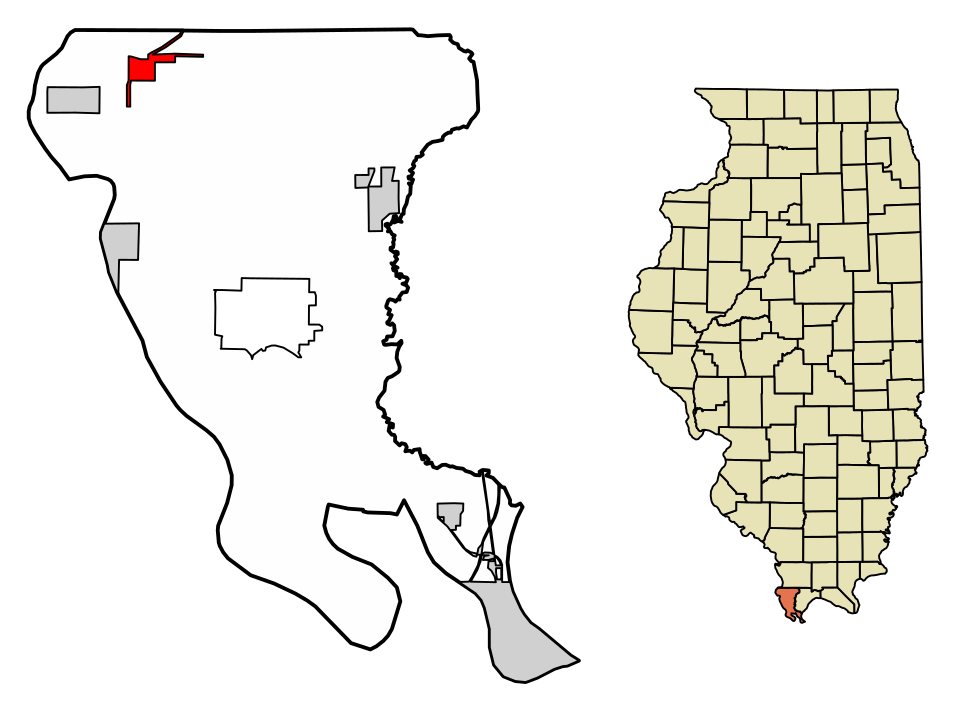 Locator map of McClure