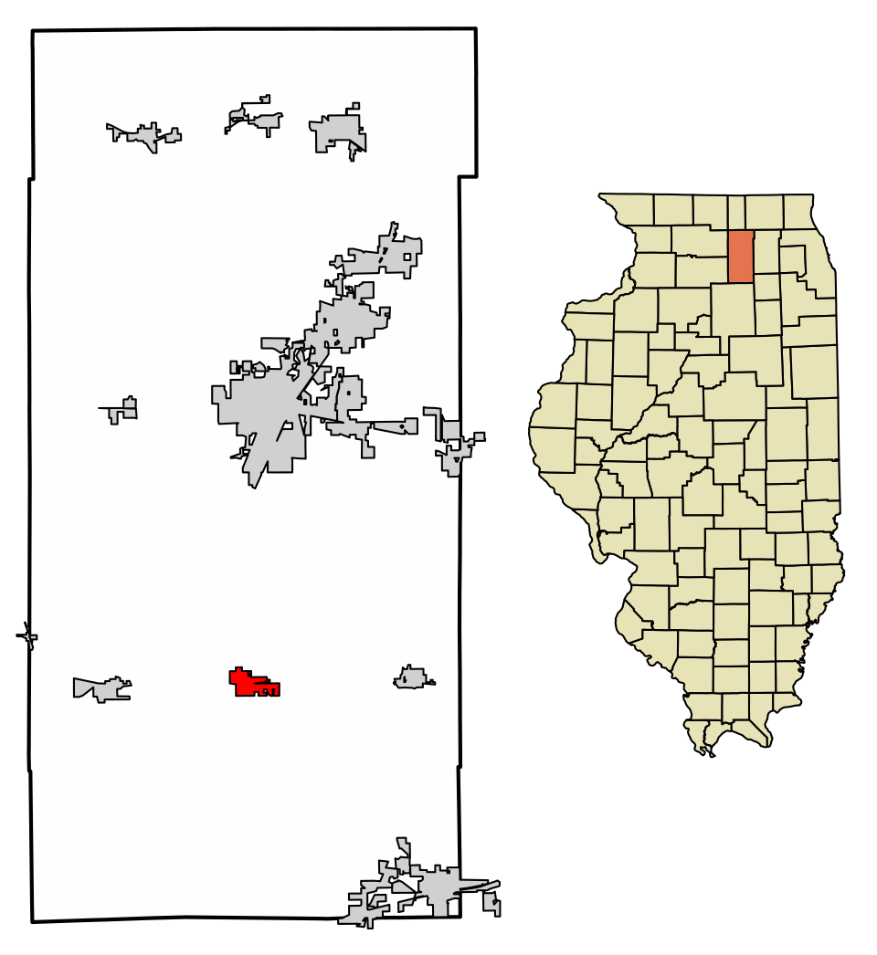 Locator map of Waterman