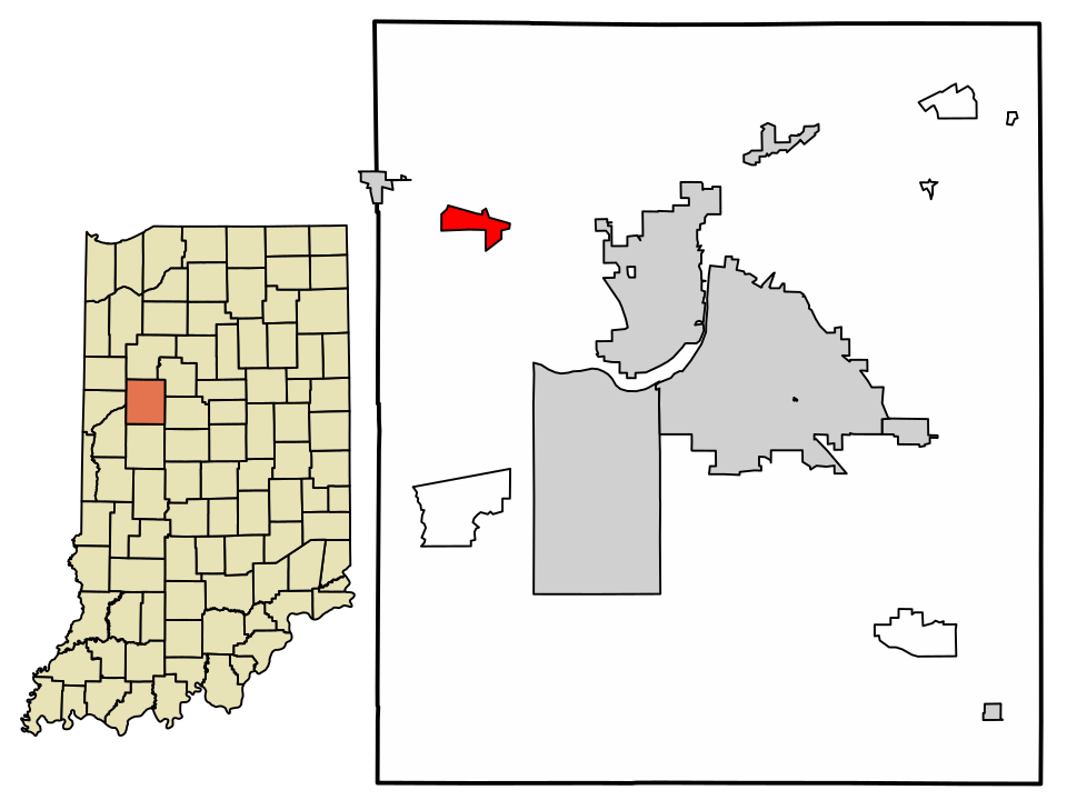 Locator map of Montmorenci
