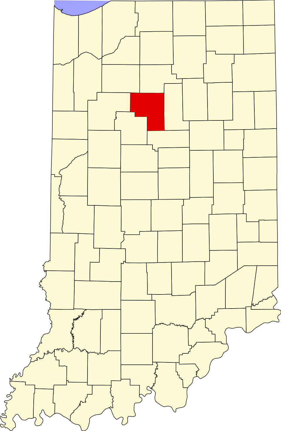 Locator map of Anoka