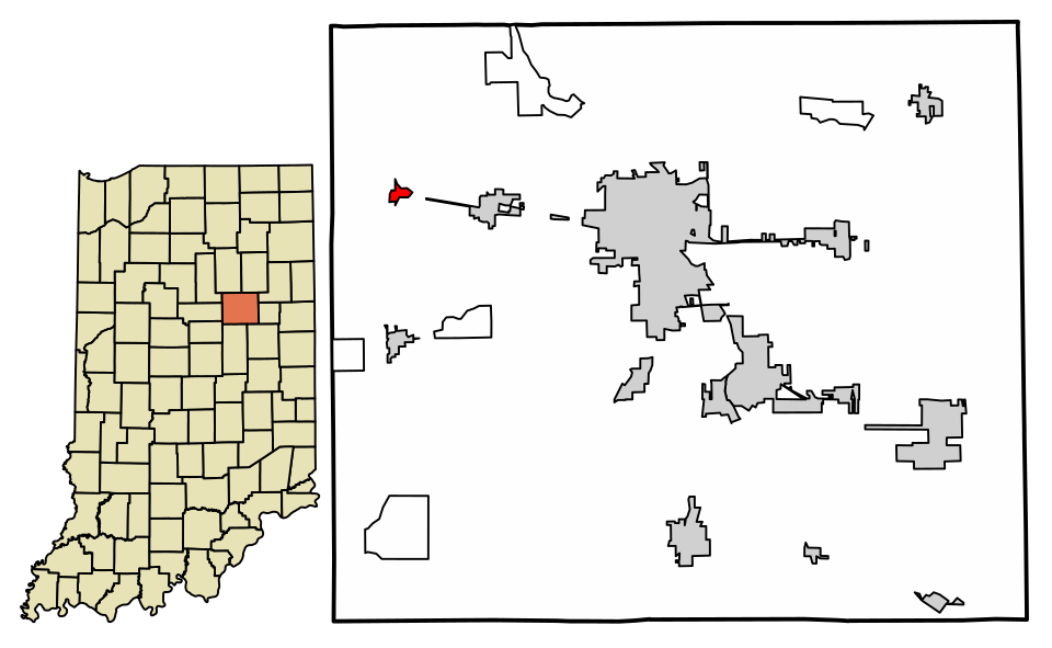 Locator map of Mier