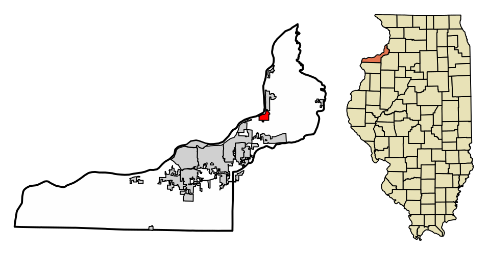 Locator map of Rapids