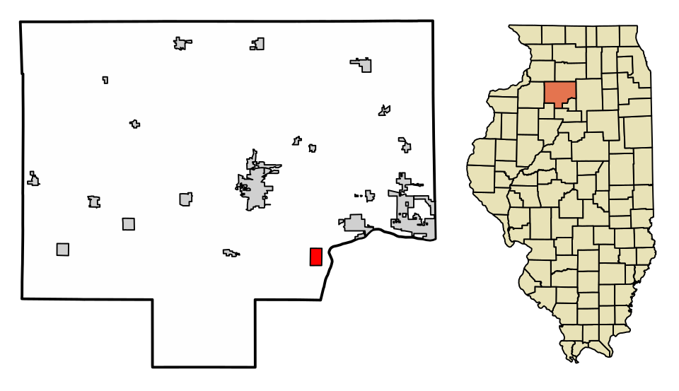 Locator map of Bureau Junction