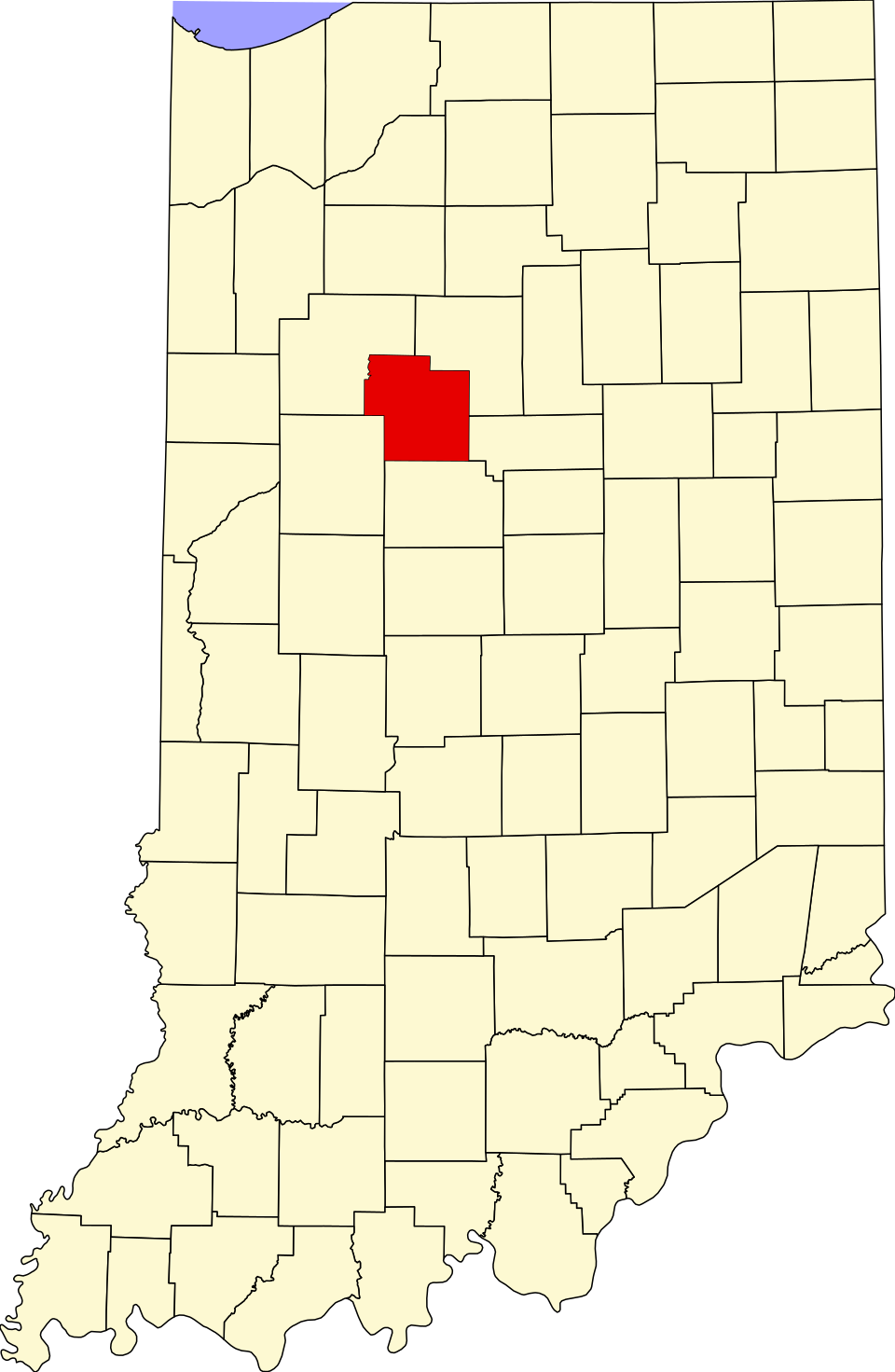 Locator map of Burrows
