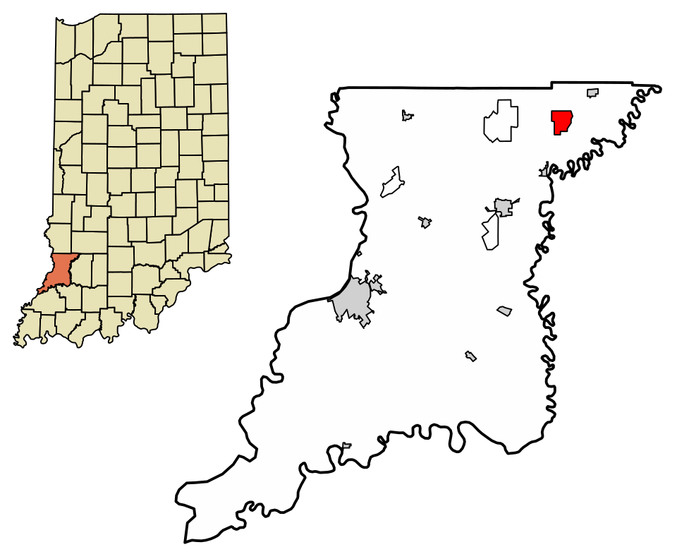 Locator map of Westphalia