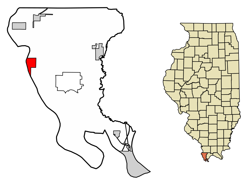 Locator map of Thebes