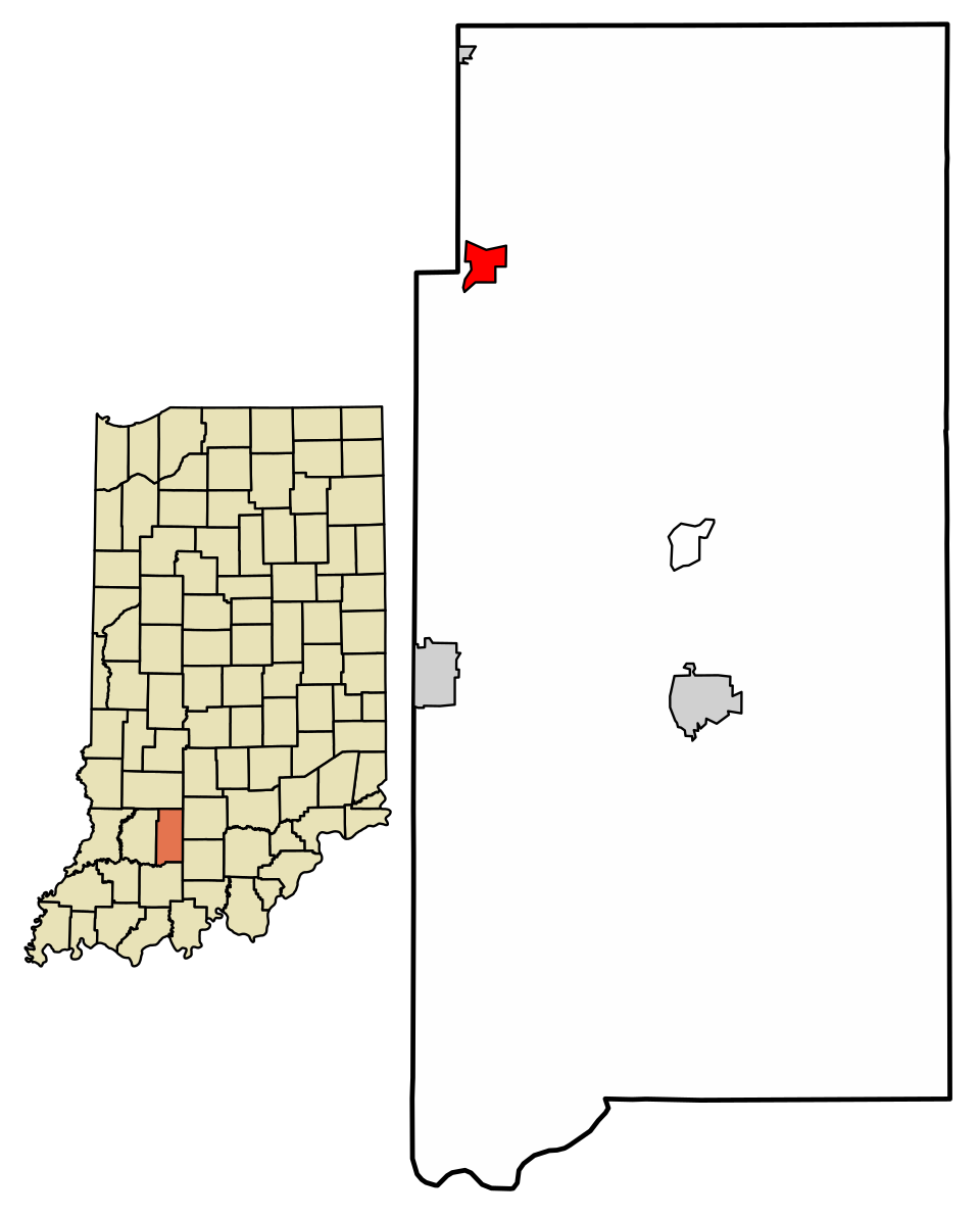 Locator map of Burns