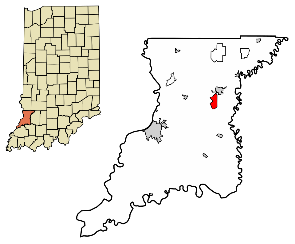 Locator map of Ragsdale