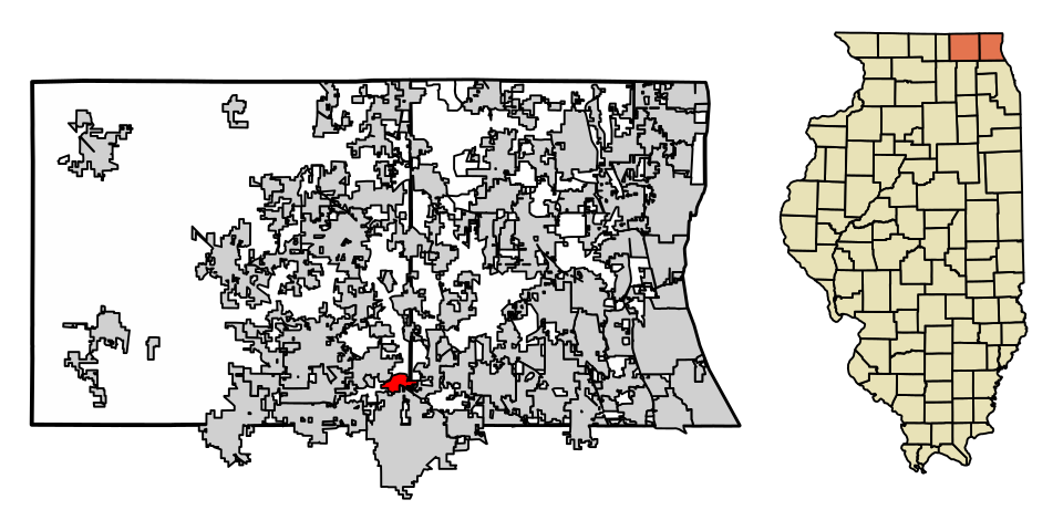 Map of Fox River Grove