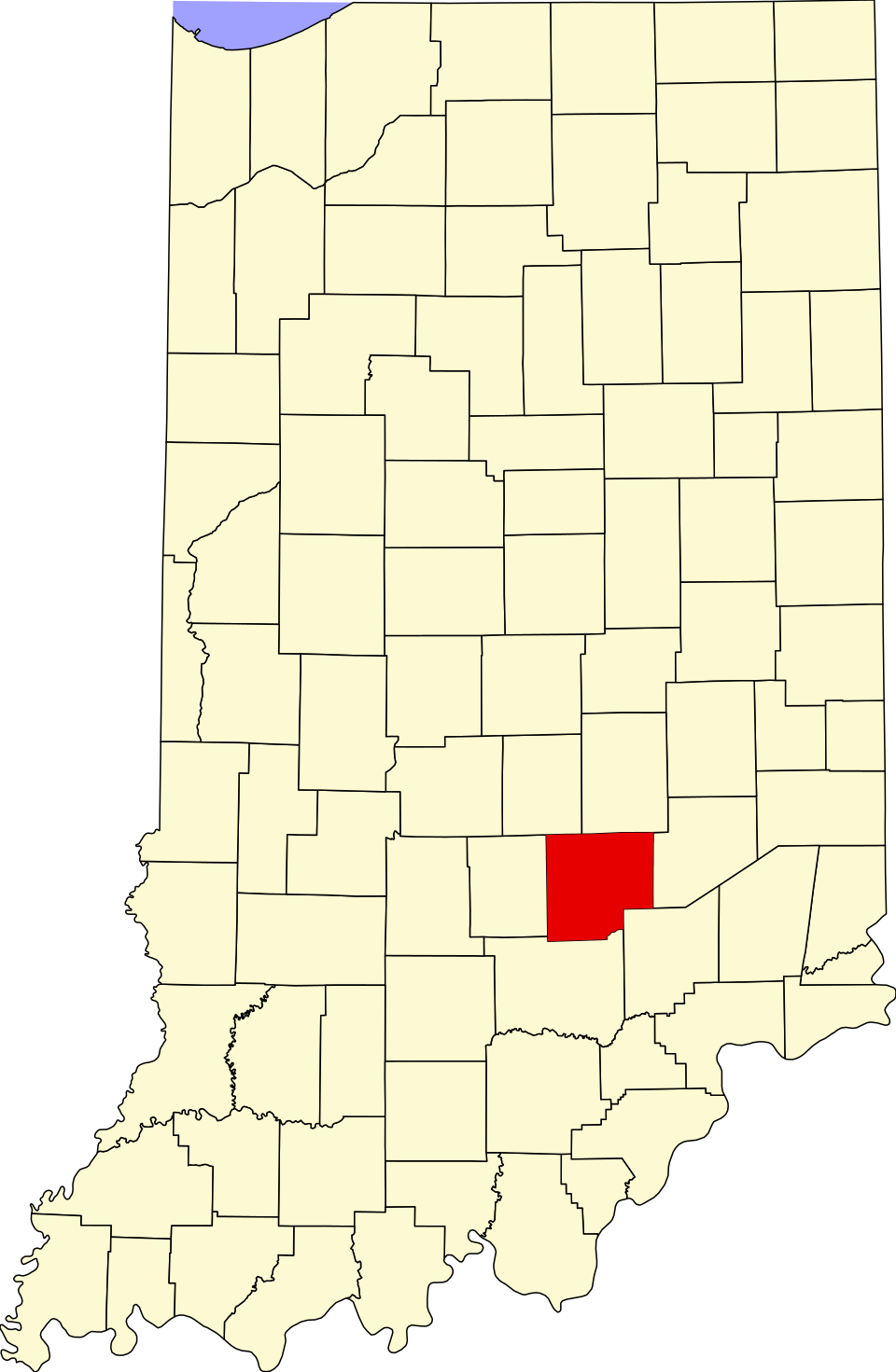 Locator map of Newbern