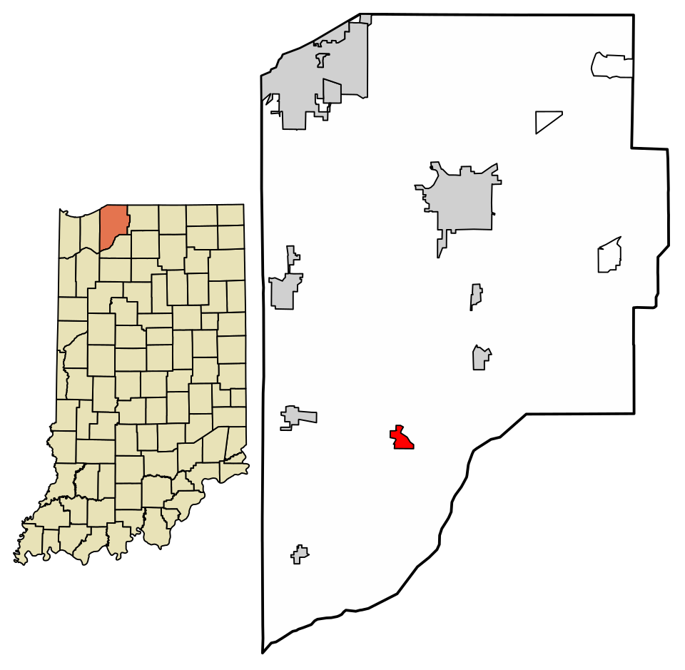 Locator map of Hanna