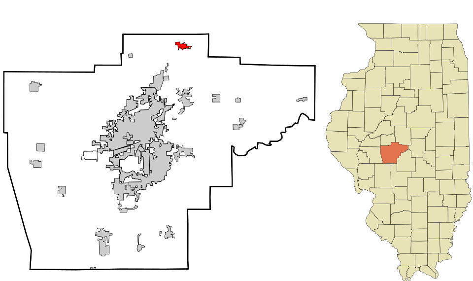 Locator map of Williamsville
