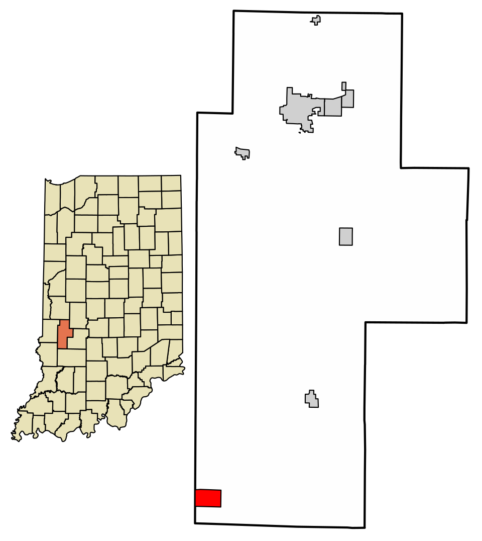 Locator map of Coalmont