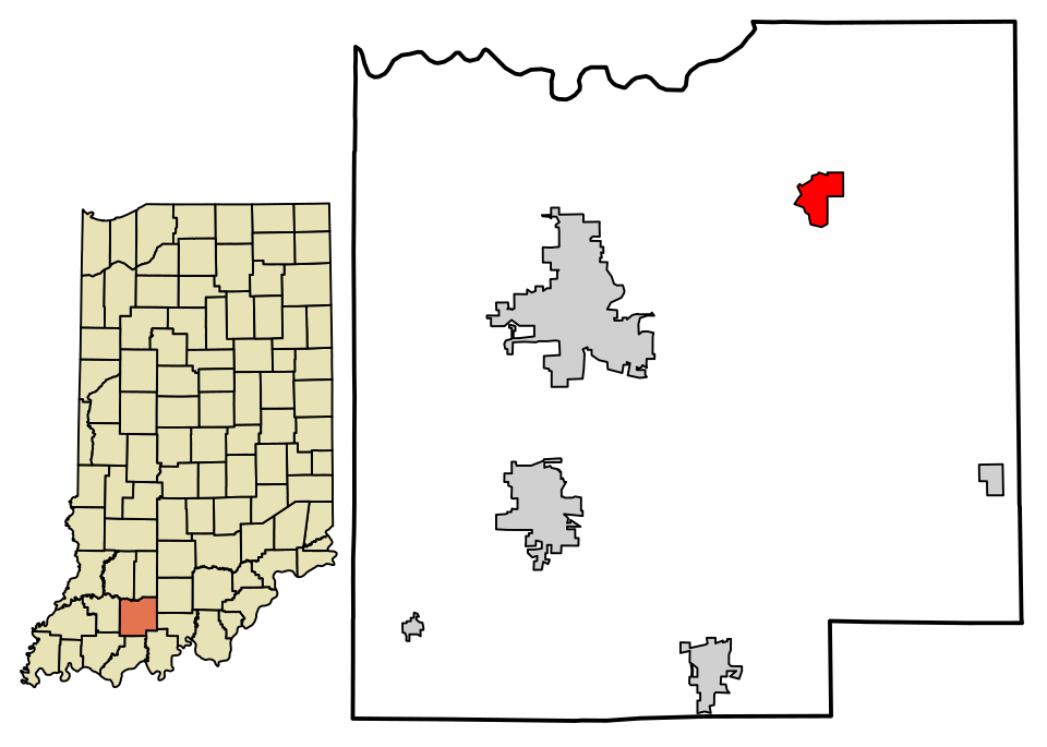 Locator map of Dubois