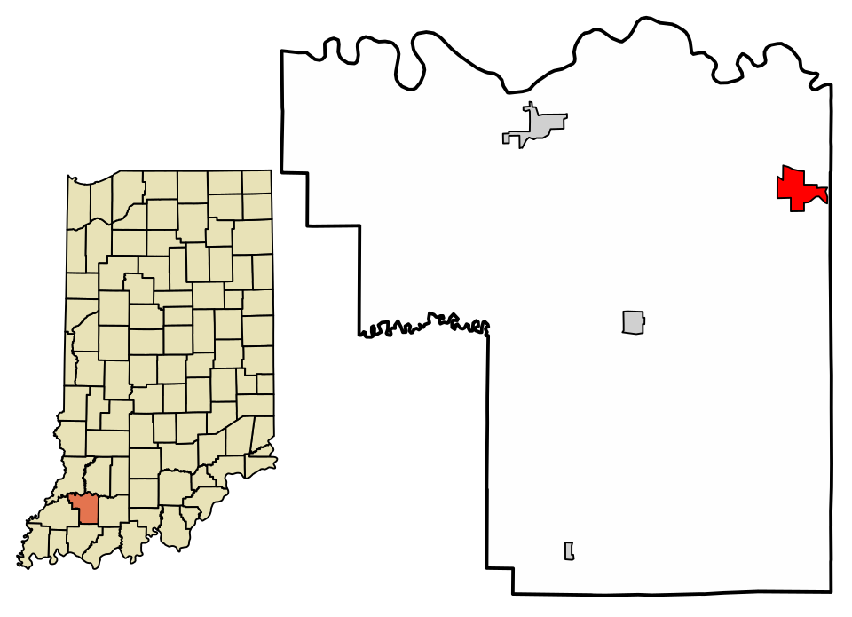 Locator map of Otwell