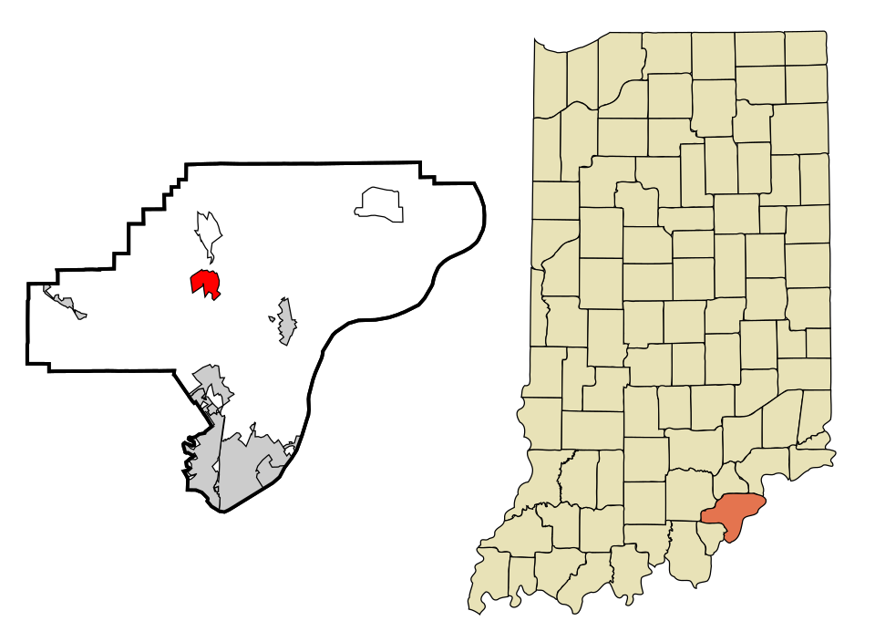 Locator map of Memphis