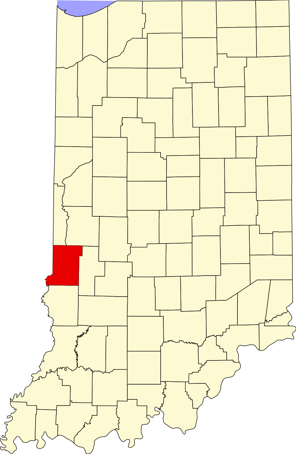 Locator map of Tecumseh