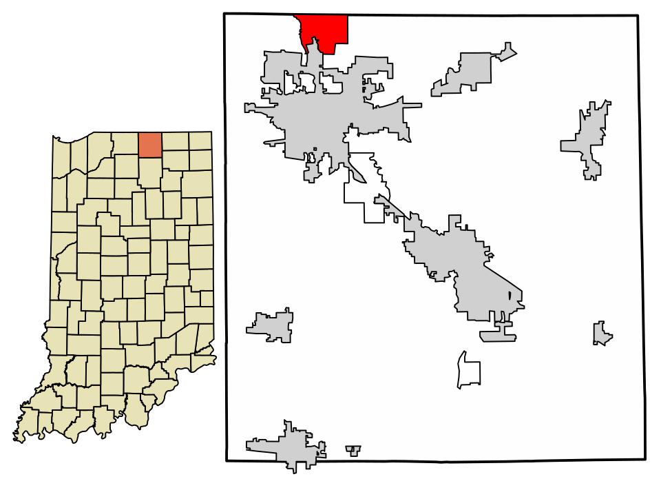 Map of Simonton Lake